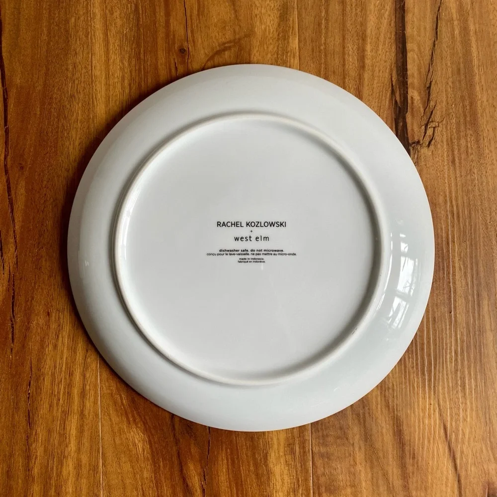 Rachel Koslowski x West Elm Gilded Snow Owl plate